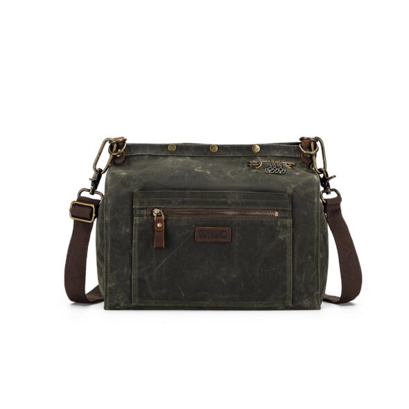 dellaQ Makers Canvas Rucksack Project Bag - Olive