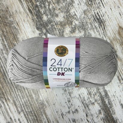 Lion Brand 24/7 Cotton DK - Silver Lining