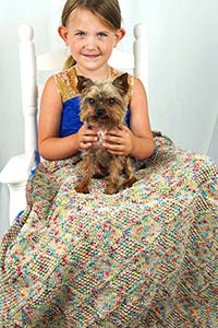 Diamond Splash Baby Blanket