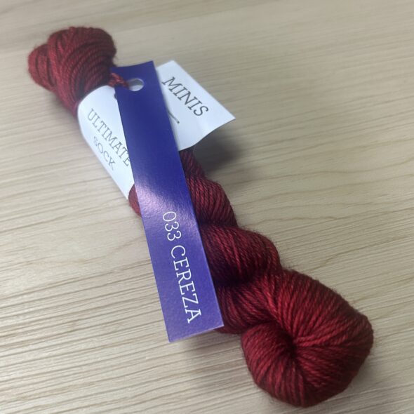Malabrigo Mini Skein - Sock. Cereza