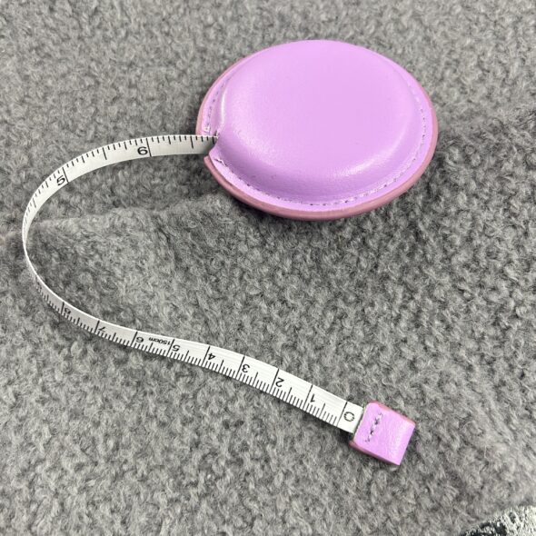 Pleather Tape Measure- Purple