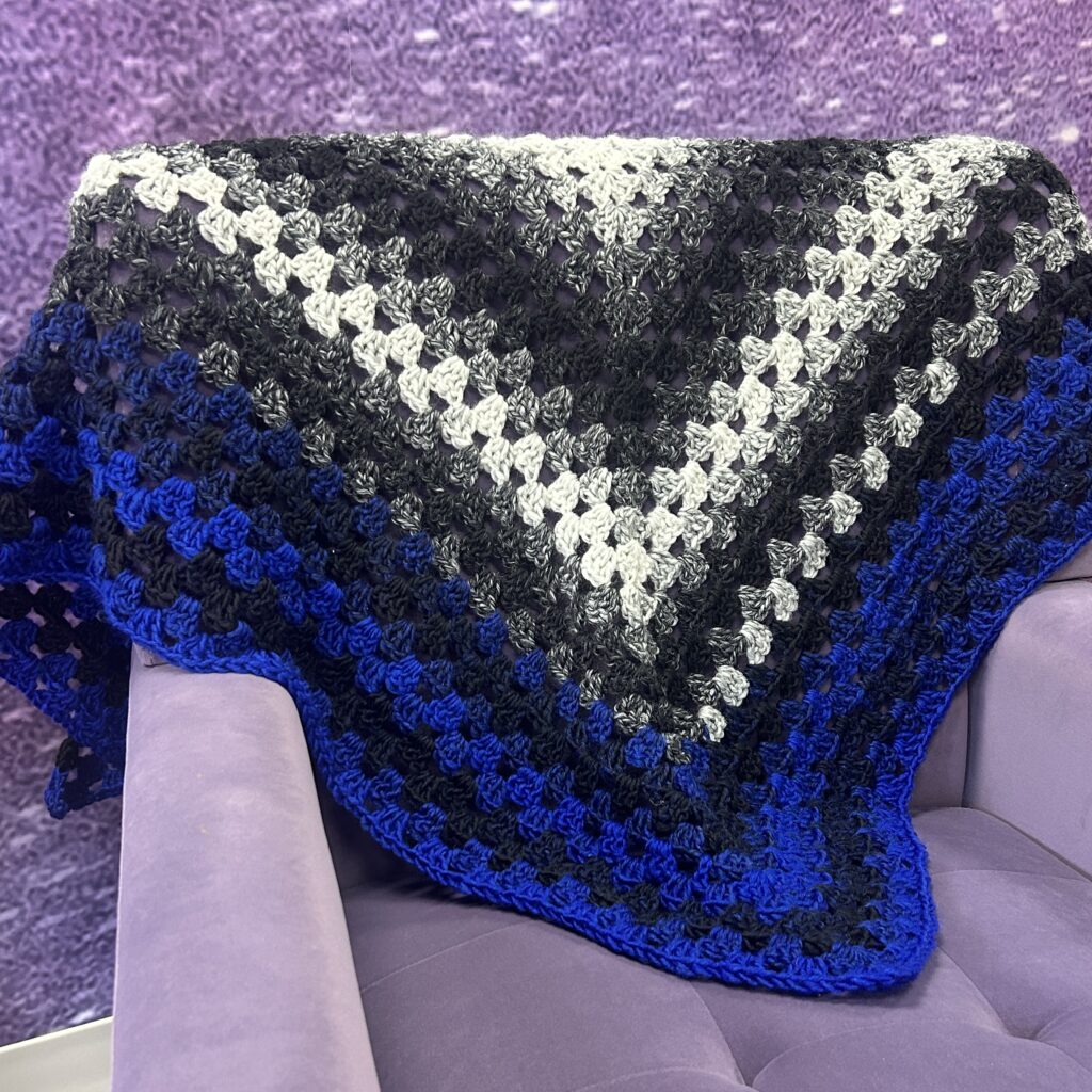 Sande's Shawls with Lion Brand Scarfie