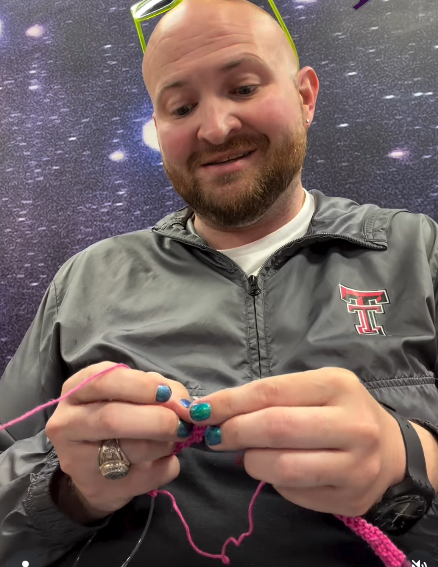 Knitting Instructor, Jared
