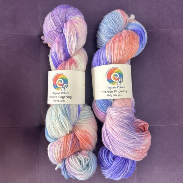 Hand-dyed Fingering Yarn from Joyous Fibers - Fairy Dust