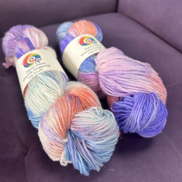 Hand-dyed Fingering Yarn from Joyous Fibers - Fairy Dust