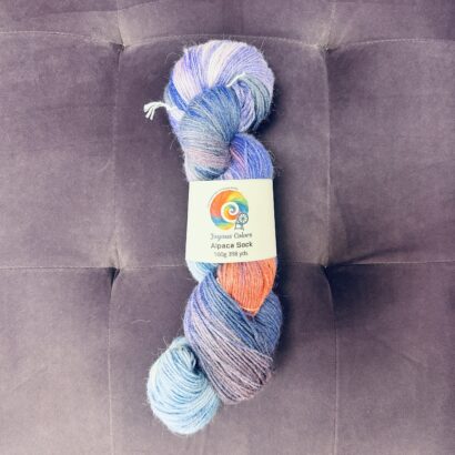 Alpaca Sock – Hand-Dyed (Fingering Weight, 100g) - Oops