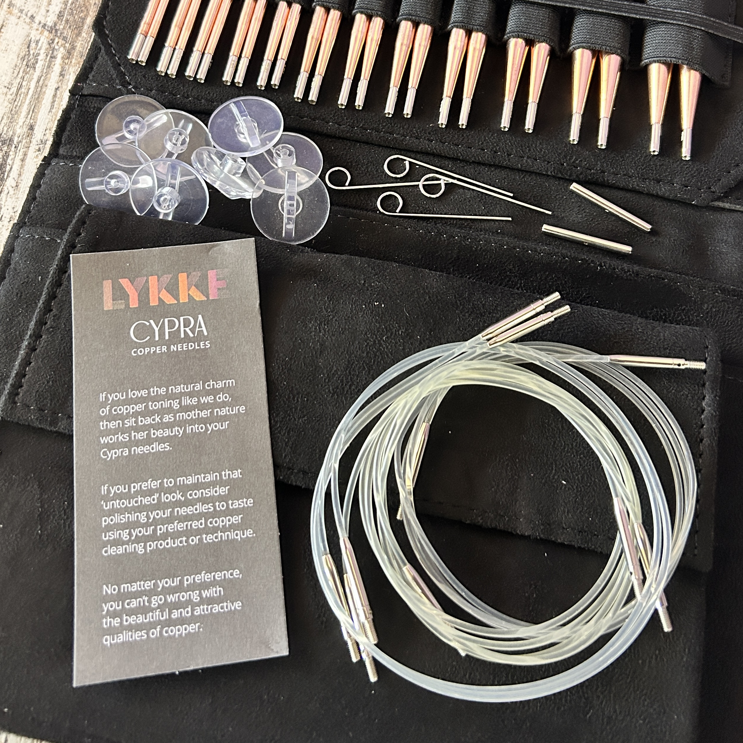 LYKKE Cypra 5" Interchangeable Circular Knitting Needle Set - Image 5