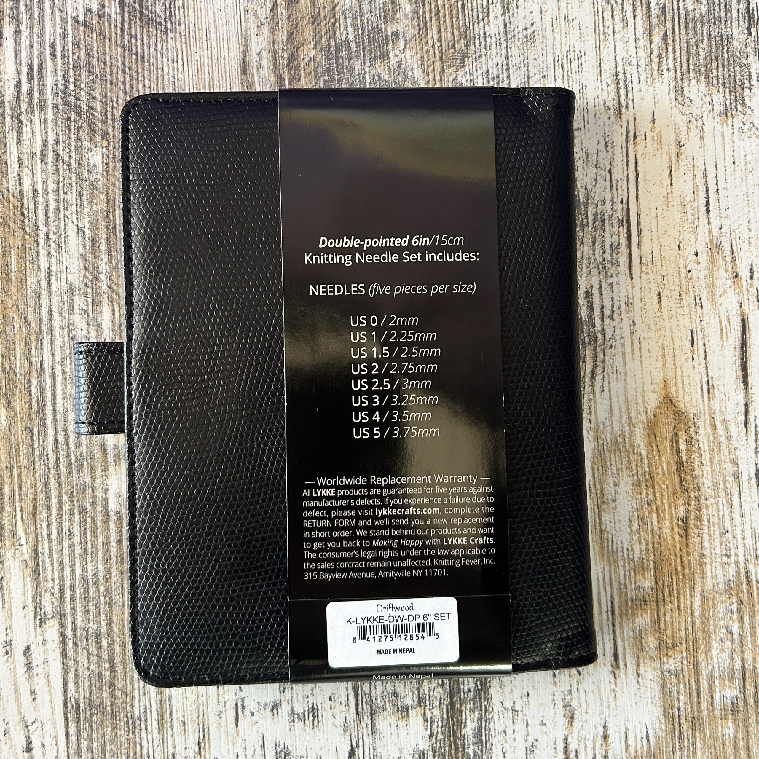 LYKKE Driftwood 6" Double-Pointed Needle Set - Image 6