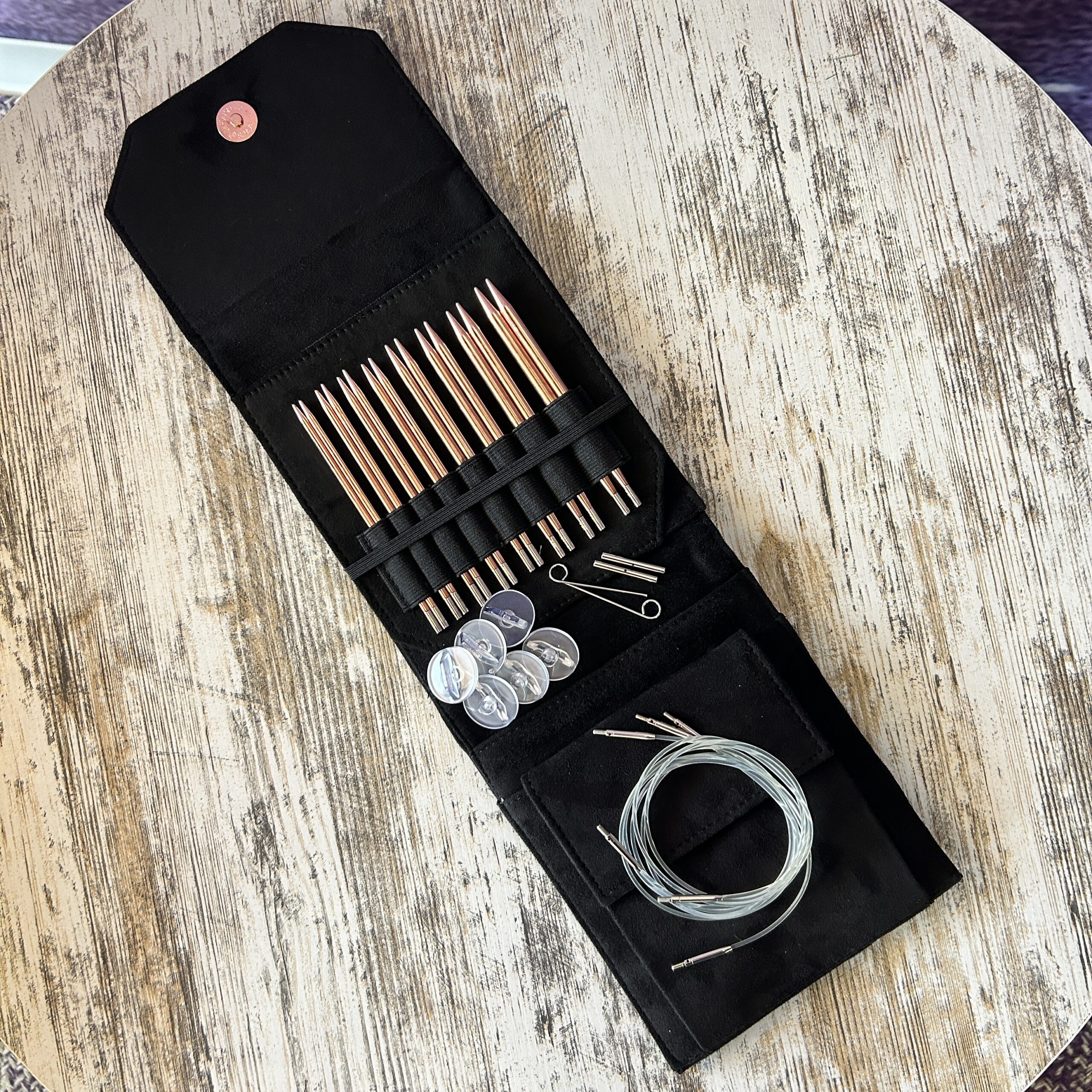 LYKKE Cypra 5" Interchangeable Circular Knitting Needle Starter Set