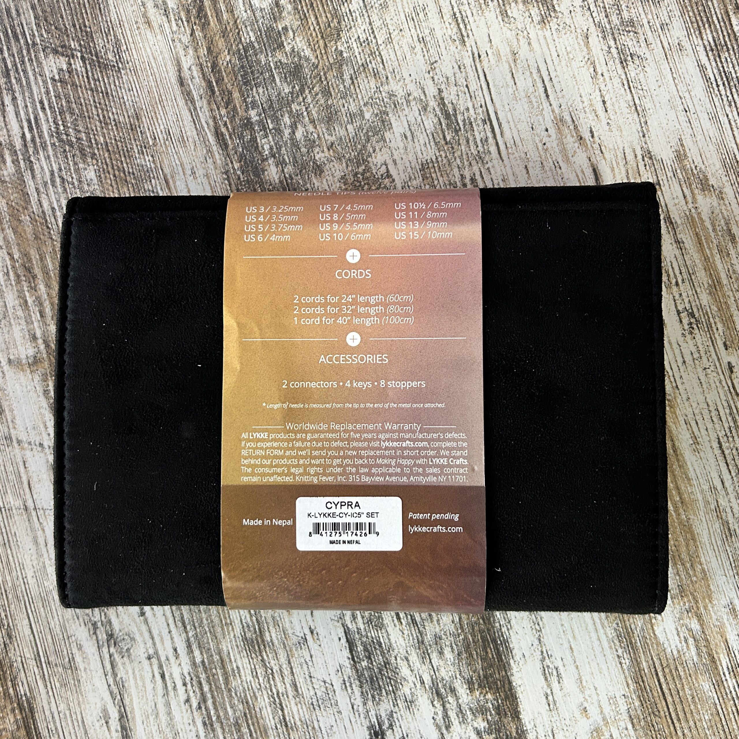 LYKKE Cypra 5" Interchangeable Circular Knitting Needle Set - Image 3