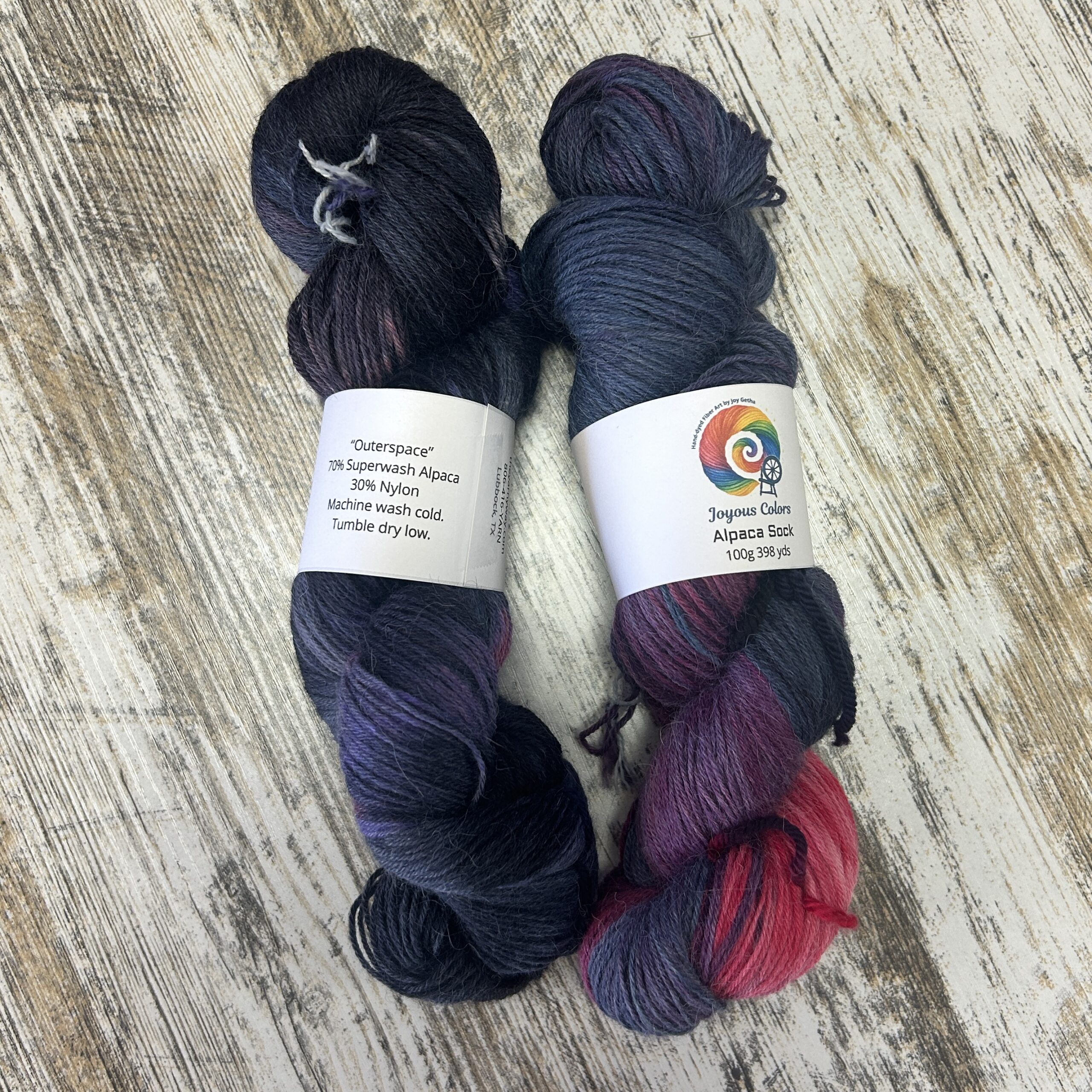 Joyous Colors Alpaca Sock - Outerspace