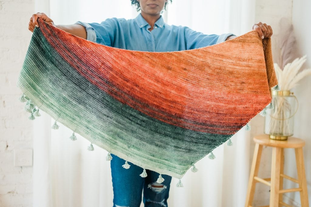 Rancher Shawl - Tunisian Crochet