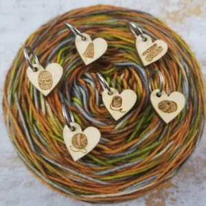 Yarn Love Stitch Markers from Katrinkles