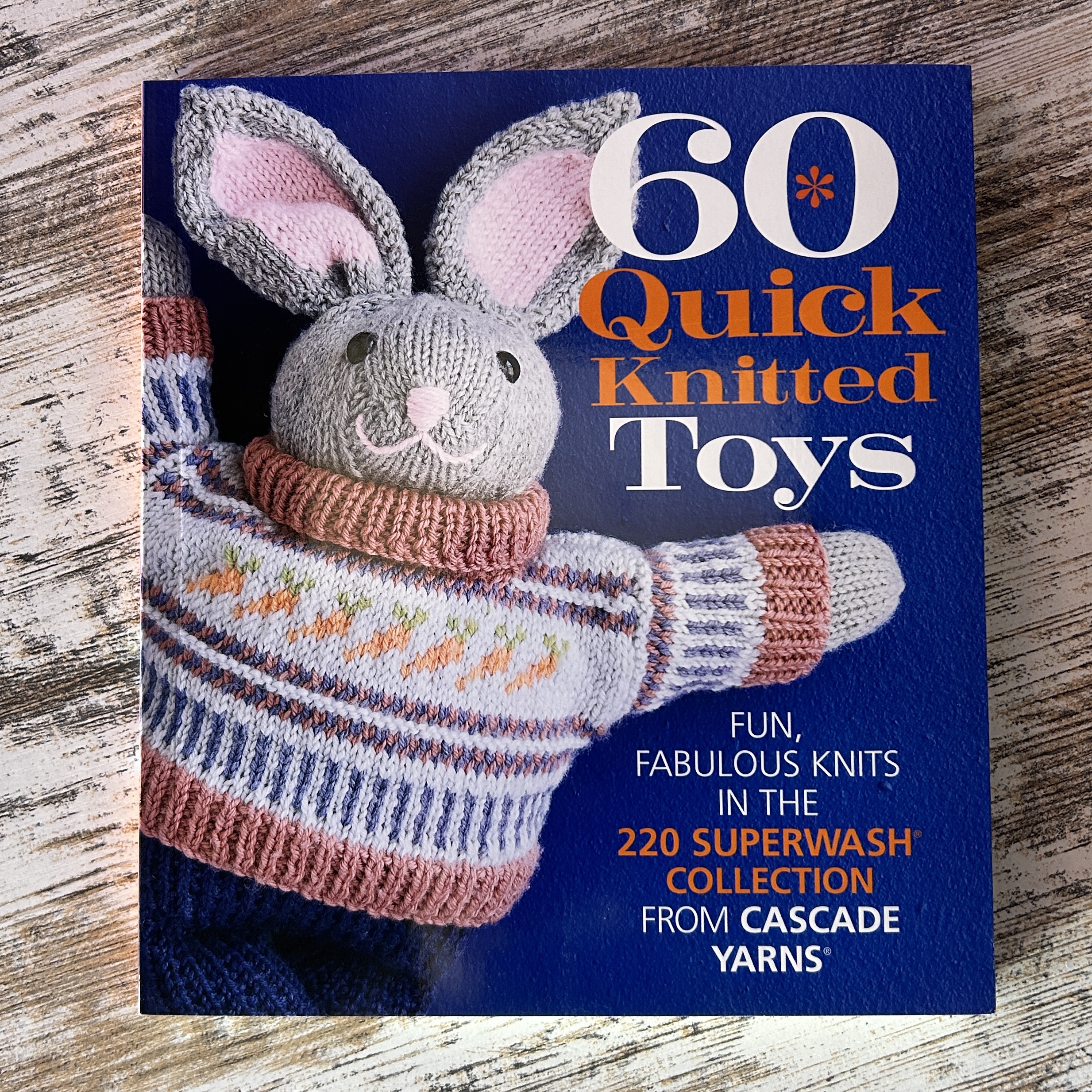 Knitted Toy Patterns Book by Cascade Yarns - Front Cover