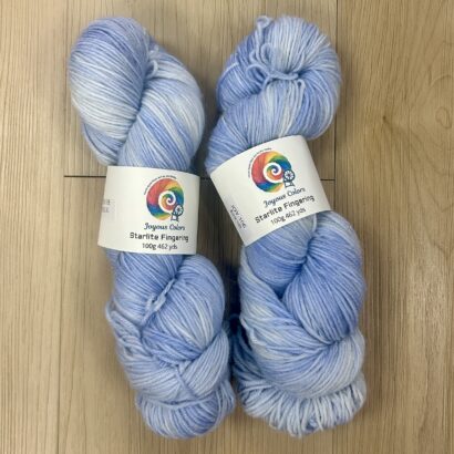 Blizzard Blue - Hand-dyed Fingering Weight Yarn by Joyous Colors