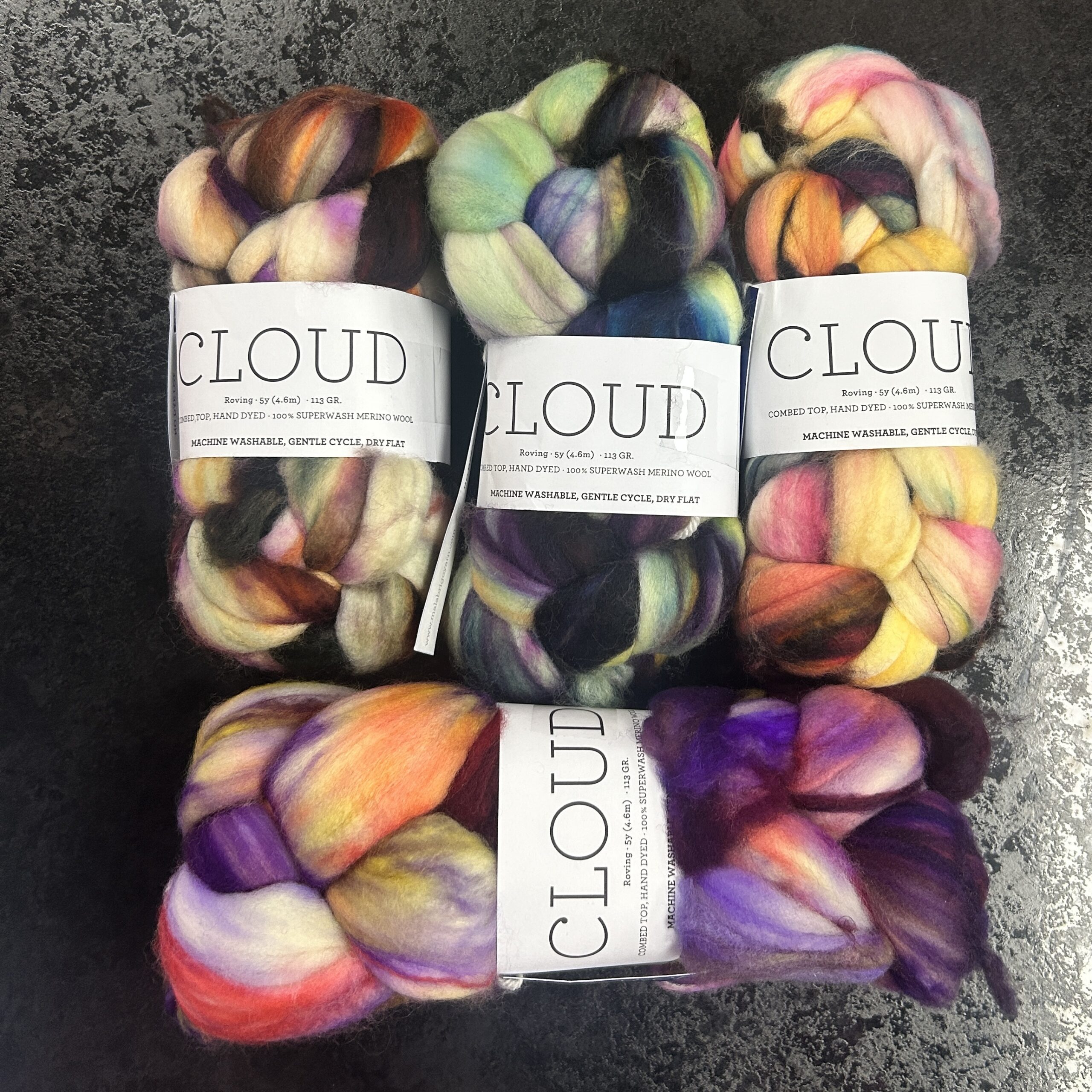 Malbrigo Cloud Roving at The Yarny Way