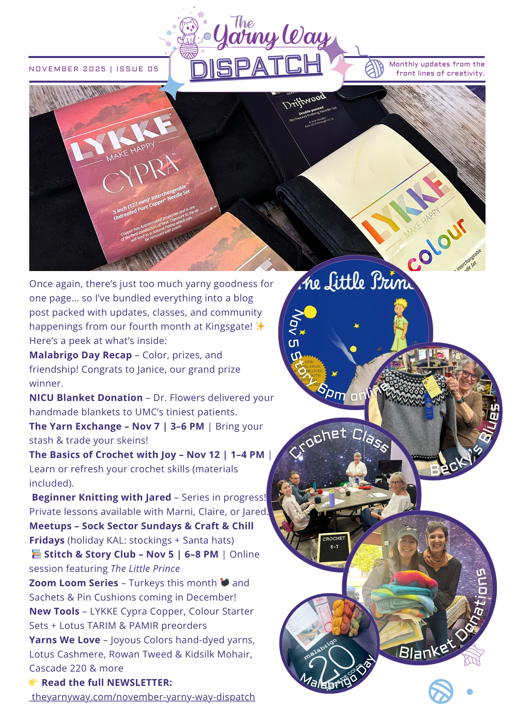 November Dispatch from The Yarny Way