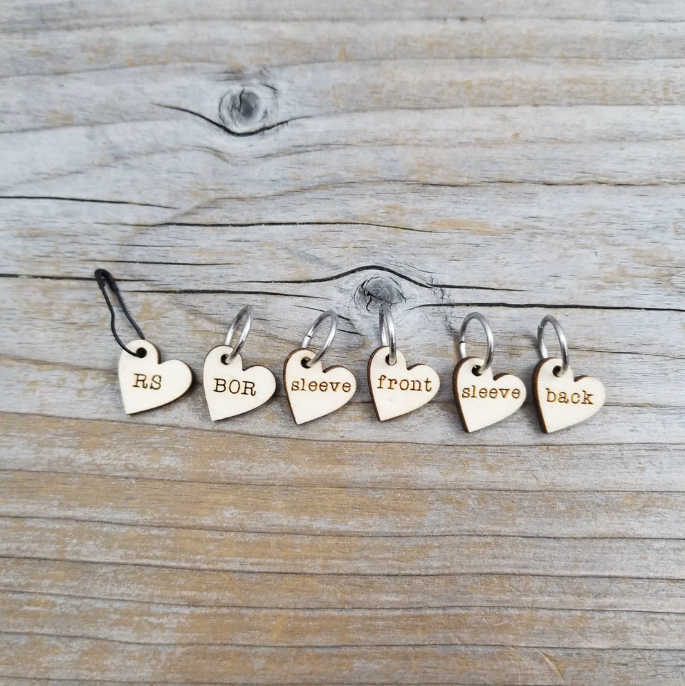 Katrinkles Sweater Stitch Marker Set