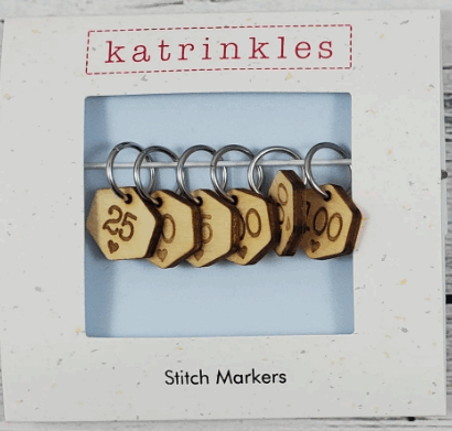 Cast On Counting Numbers Stitch Marker Set by Katrinkles