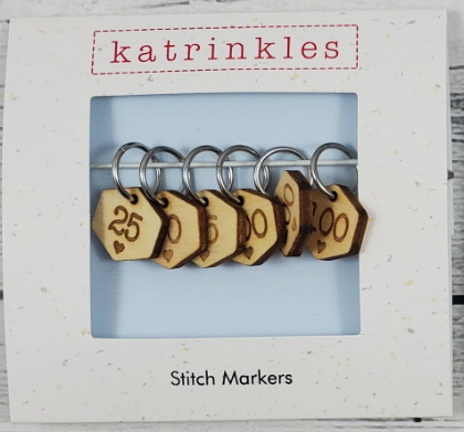 Cast On Counting Numbers Stitch Marker Set by Katrinkles