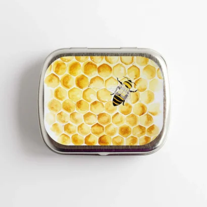 Honey Bee Small Storage Tin
