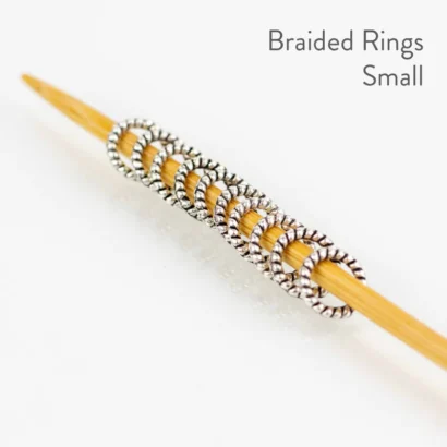 Small Braided Ring Stitch Markers
