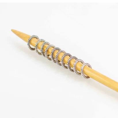 Braided Ring Stitch Markers