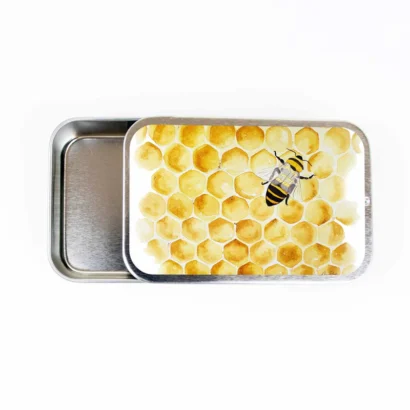 Honey Bee Large Storage Tin