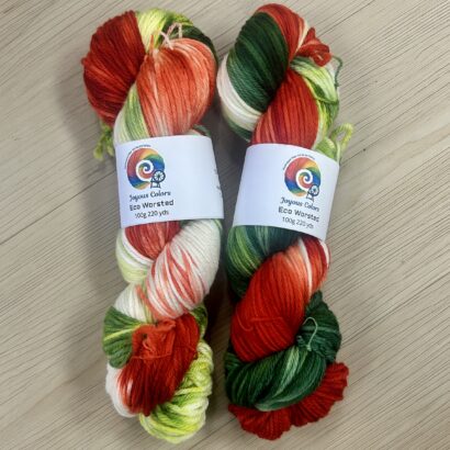 Hand-dyed Worsted Weight Yarn - Christmas