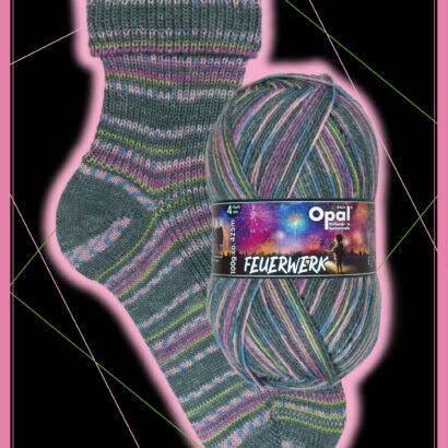 Opal Sock Yarn - Feuerwerk Sternenregen