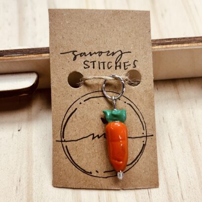 Savory Stitches - Carrot Stitch Marker