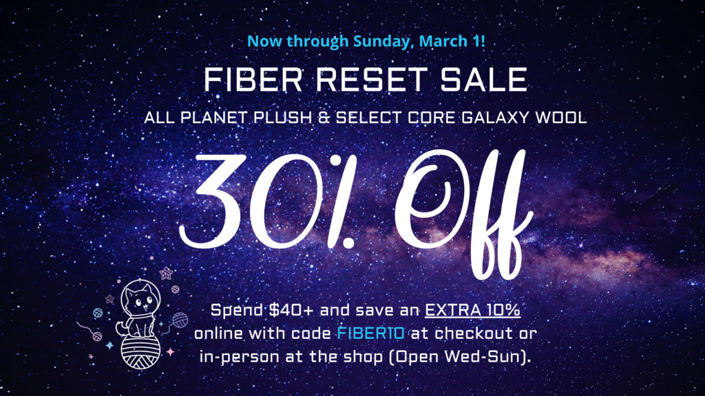 Fiber Reset Sale at The Yarny Way