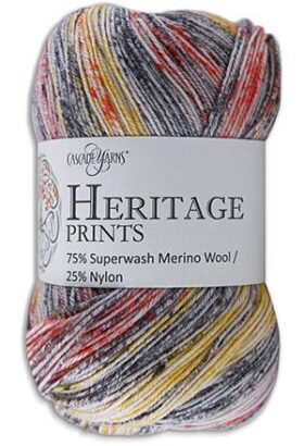 Cascade Yarns Heritage Prints Sock Yarn at The Yarny Way
