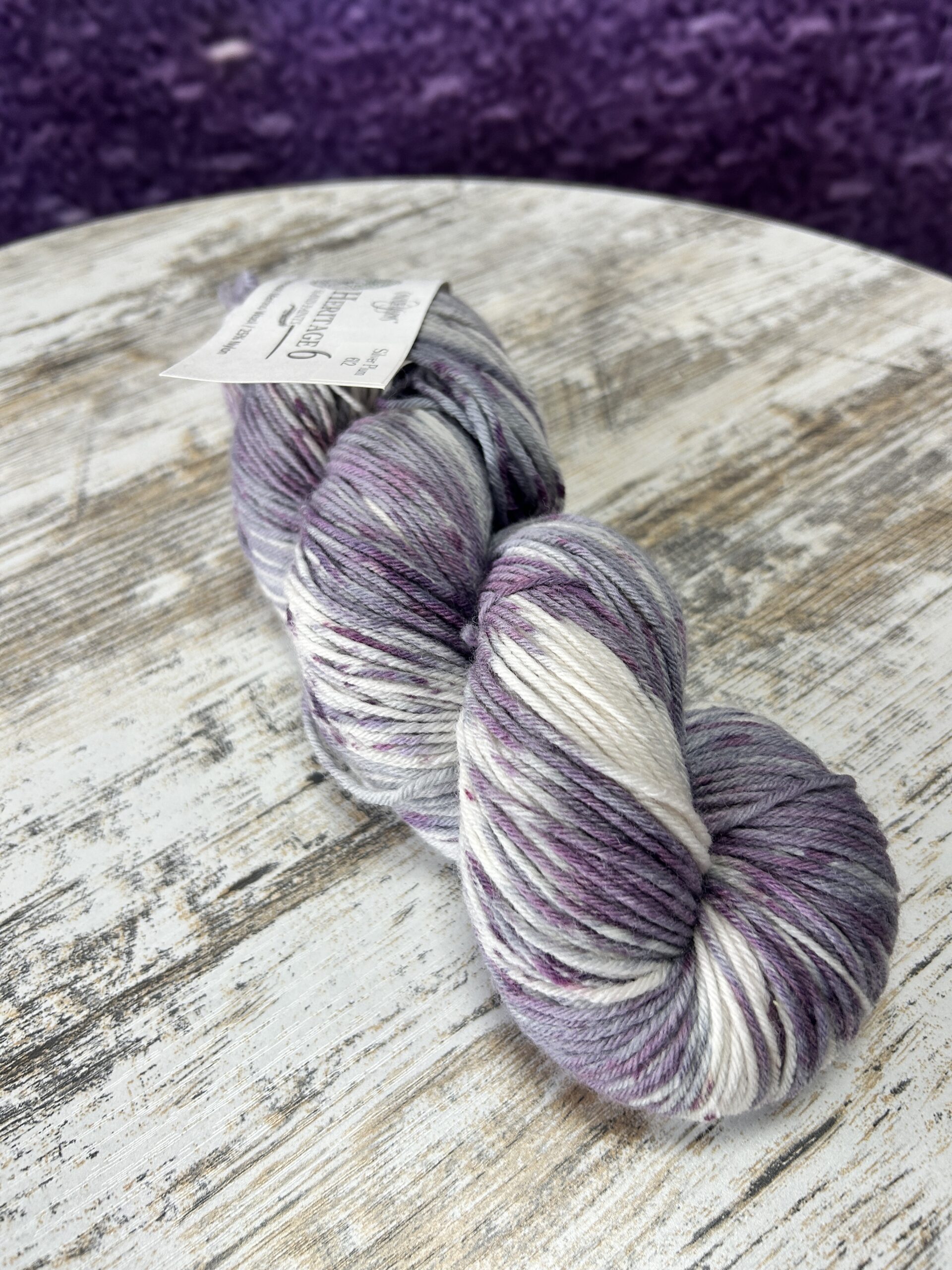 Cascade Yarns Heritage 6 Hand Paints - Silver Plum