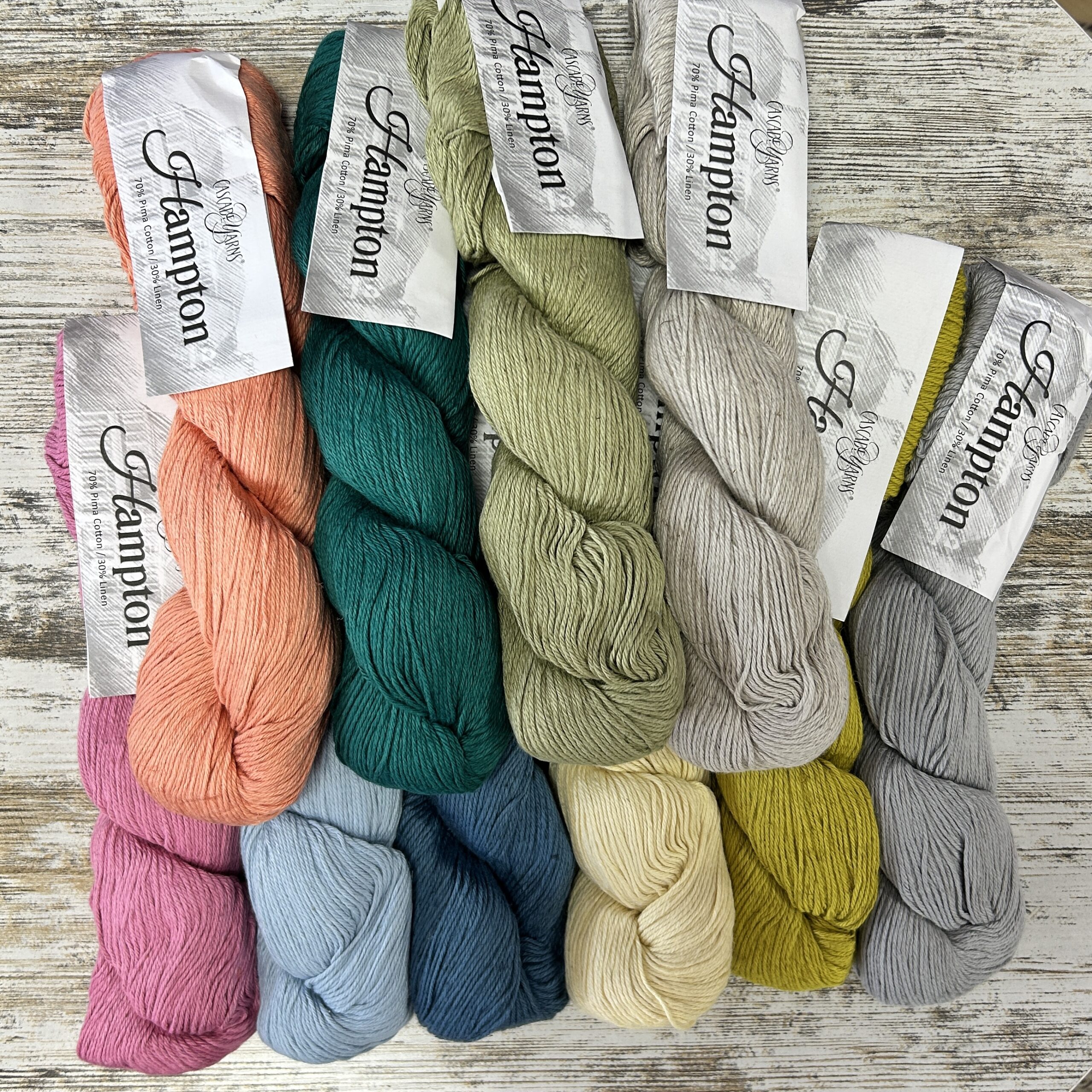 Hampton DK Cotton Linen Yarn at The Yarny Way