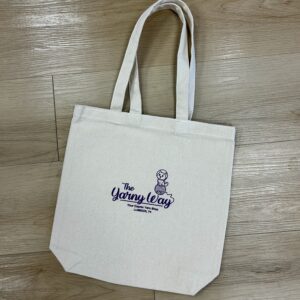 The Yarny Way Embroidered Canvas Tote