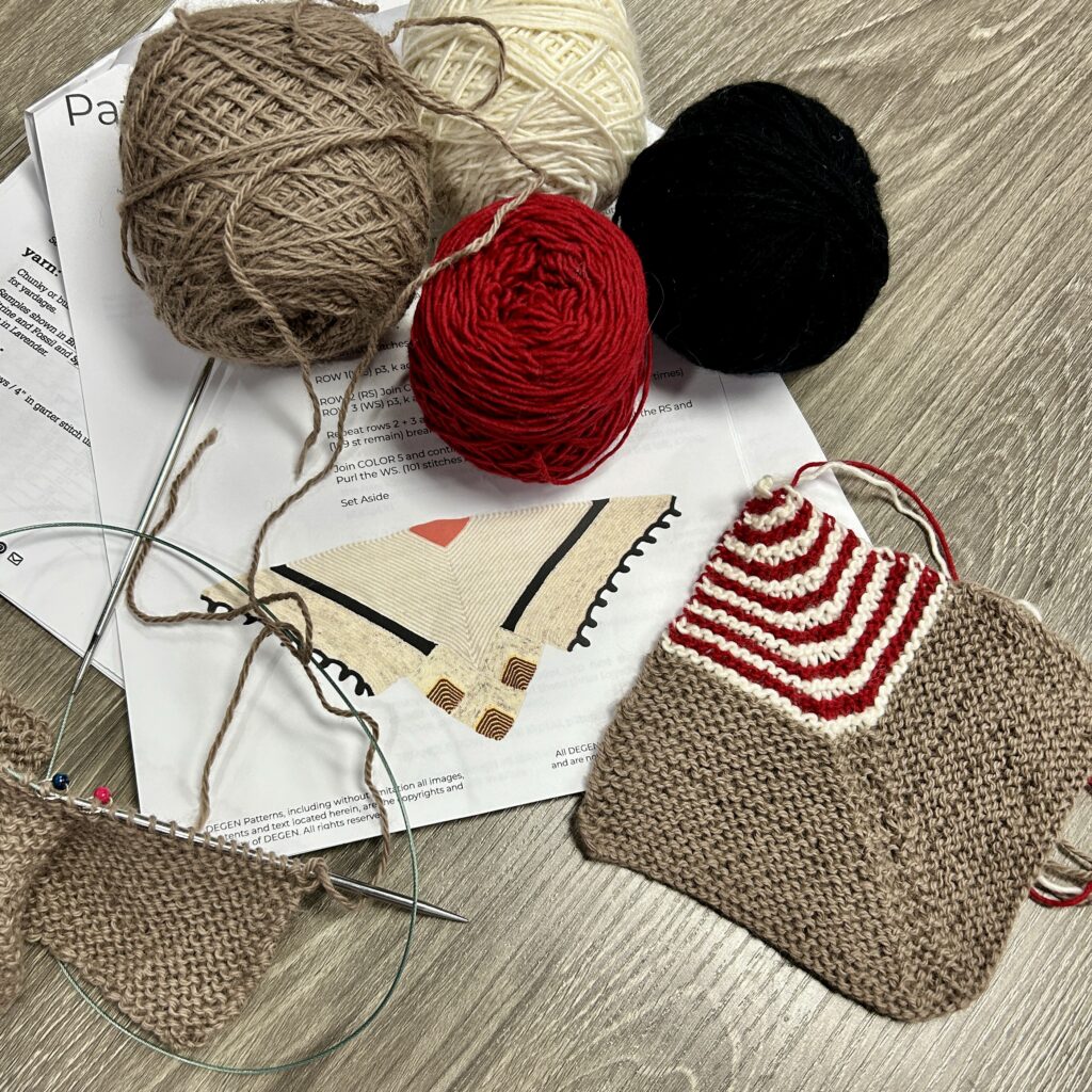 Mitered Squares and the Squiggle Kite Pattern