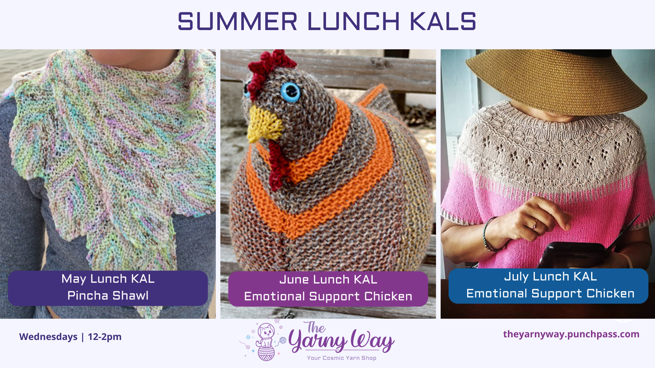 Summer KALs at The Yarny Way