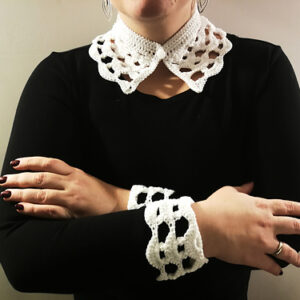 Wednesday Addams inspired collar by Kristina Tamulevičiūtė
