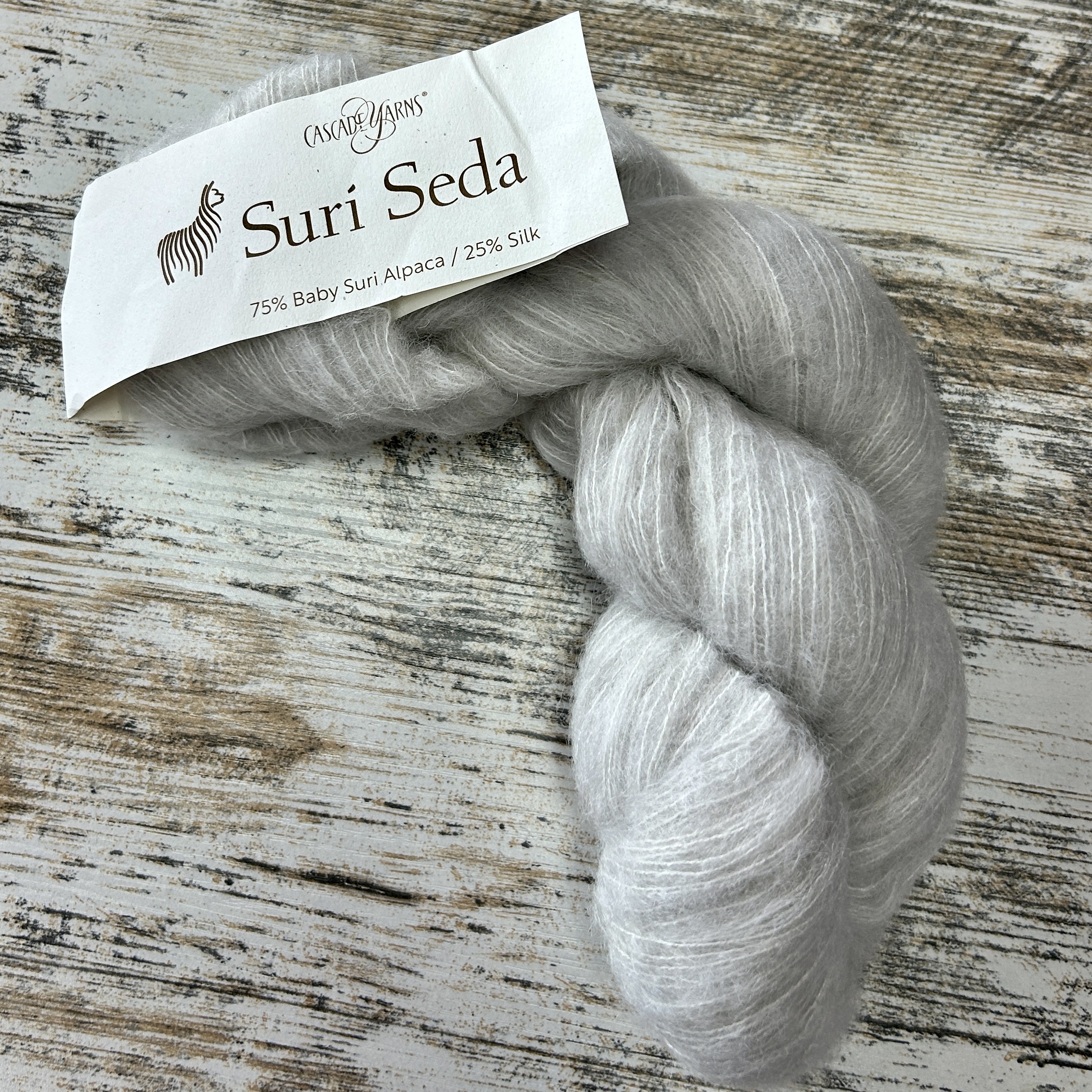 Cascade Yarns Suri Seda - Silver Cloud