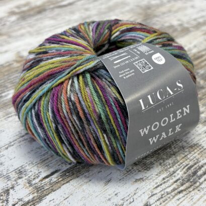 Luca-S WoolenWalk Merino Sock Yarn in Kaleidoscope