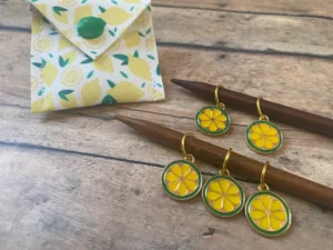 Lemon Stitch Marker Set