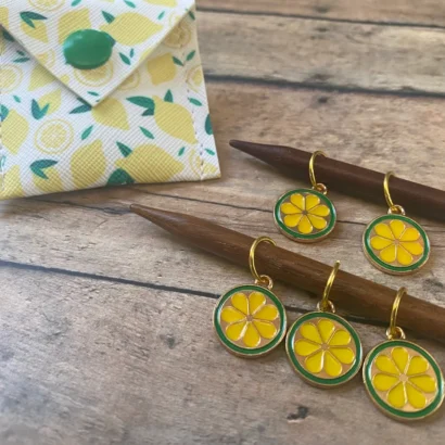 Lemon Stitch Marker Set