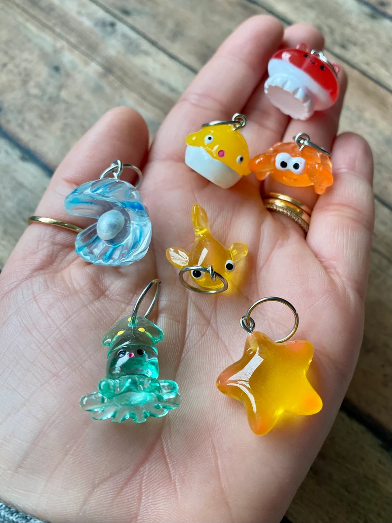 Ocean Creature Stitch Markers - Image 3