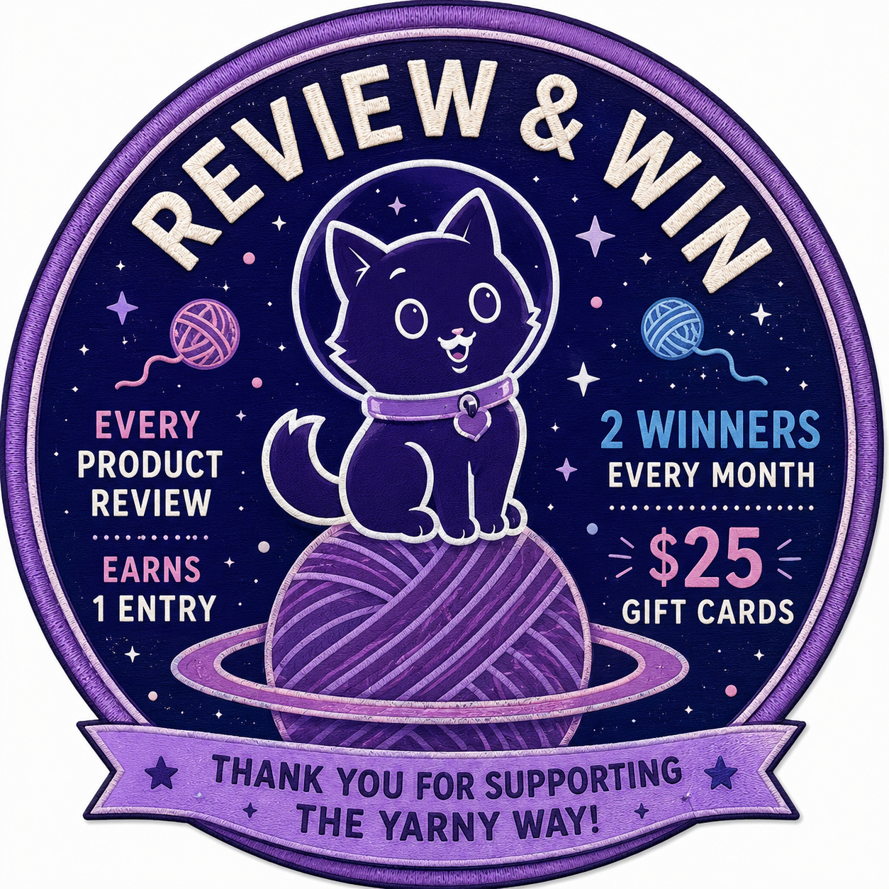 Review and be entered to Win a $25 Gift Card each month!