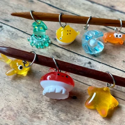 Ocean Creature Stitch Markers
