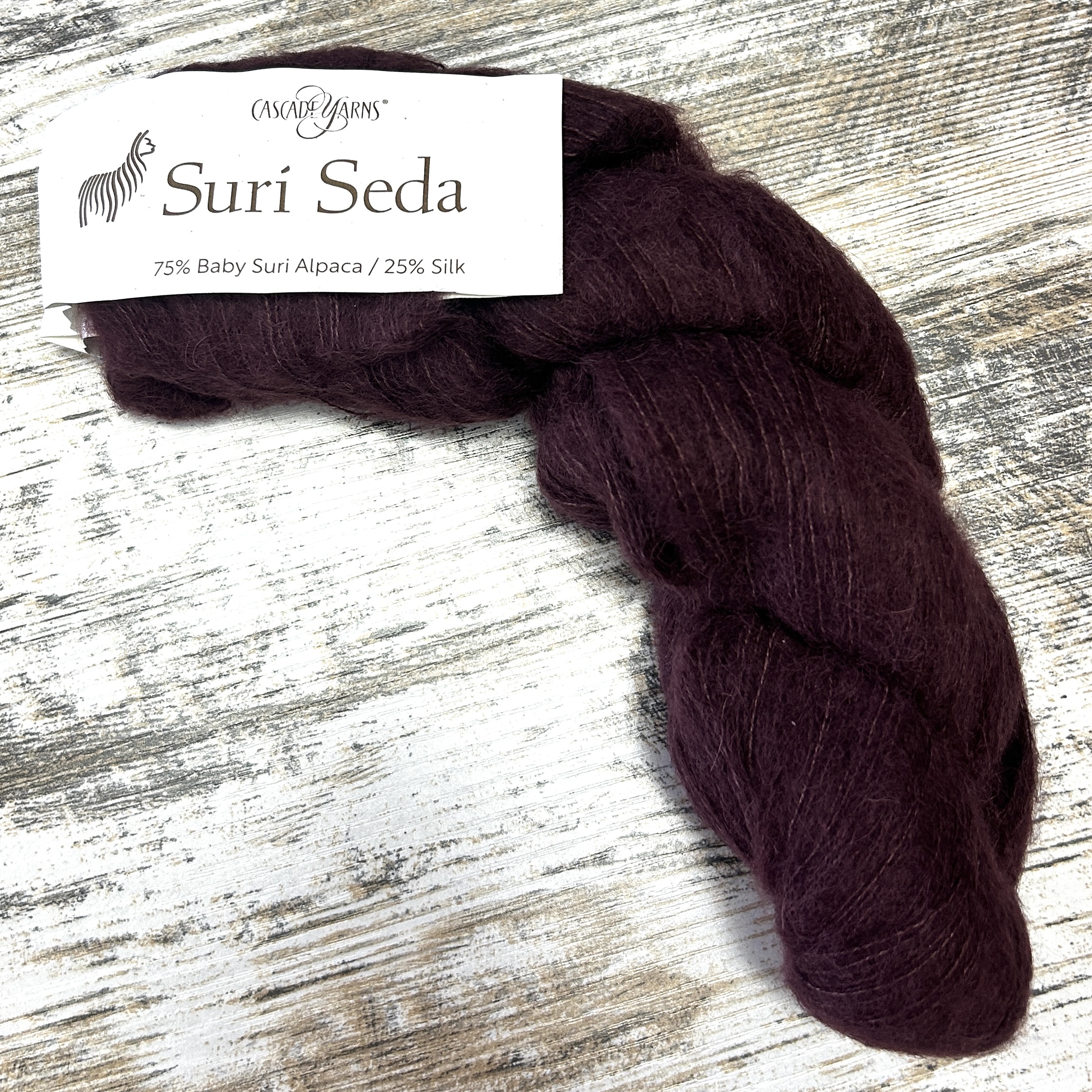 Cascade Yarns Suri Seda - Burgundy