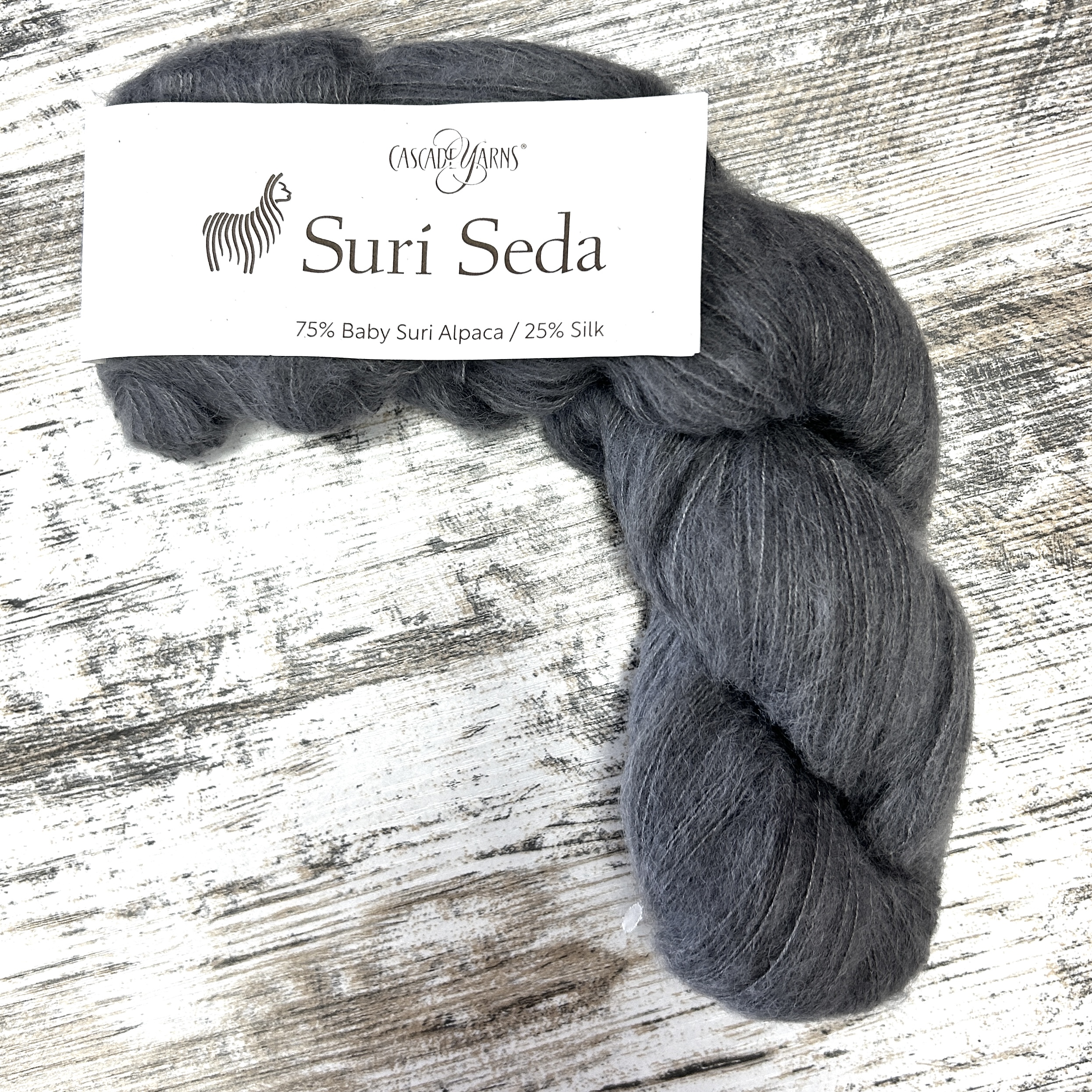 Cascade Yarns Suri Seda - Steel Gray