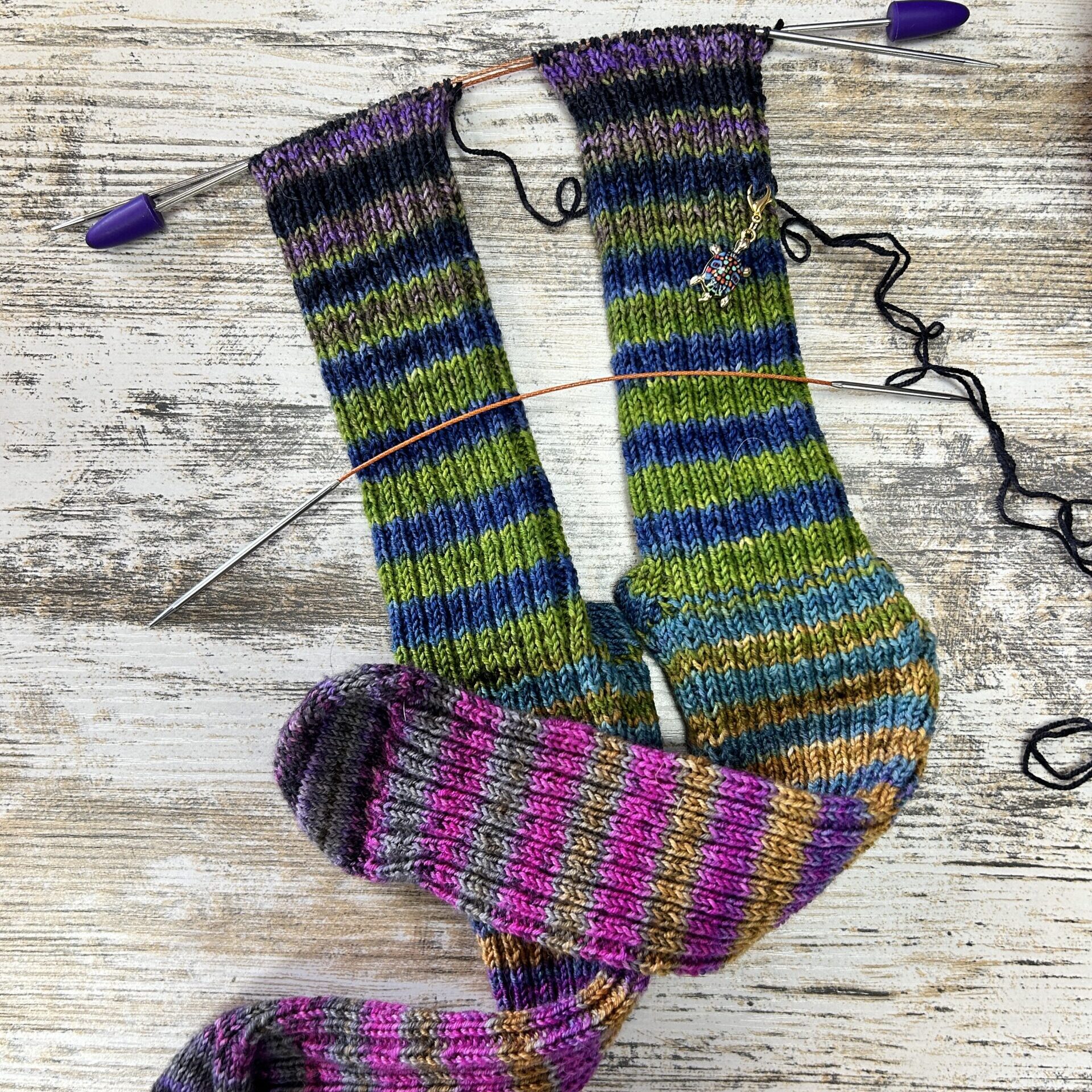 Two at a Time Toe-Up Sock Knitting Workshop: Cohort 1 Sept 9 & 13
