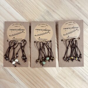 The Yarny Way Maker's Collection Leather Stitch Markers
